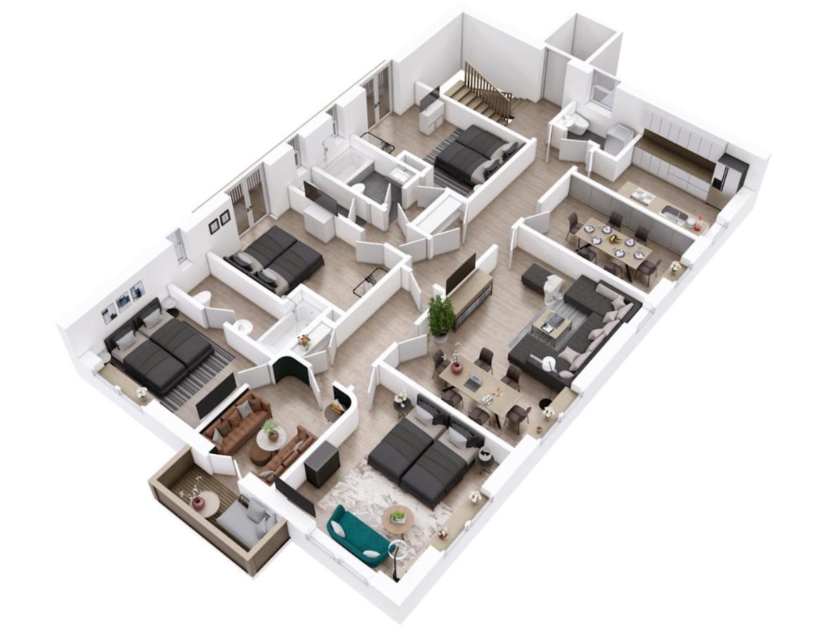 Morehome Apartments, Center,Parking 180Qm باد ووريشهوفن المظهر الخارجي الصورة
